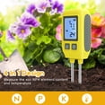 thumbnail image 4 of High 4in1 Soil Tester Comprehensive Nitrogen Phosphorus Potassium Temperature Measurement Test Meter with High Accuracy Intuitive Digital Display Stainless Steel Probe for, 4 of 6