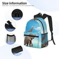 thumbnail image 5 of Fotbe Elephant Giraffe Lightweight Casual Laptop Backpack for Men and Women, Daily use Waterproof backpack, Backpack for College, 5 of 8