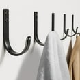 thumbnail image 1 of Ganchos de pared Josmimic para colgar toallas o abrigos, 10 kg, metal, paquete de 5, 1 of 7