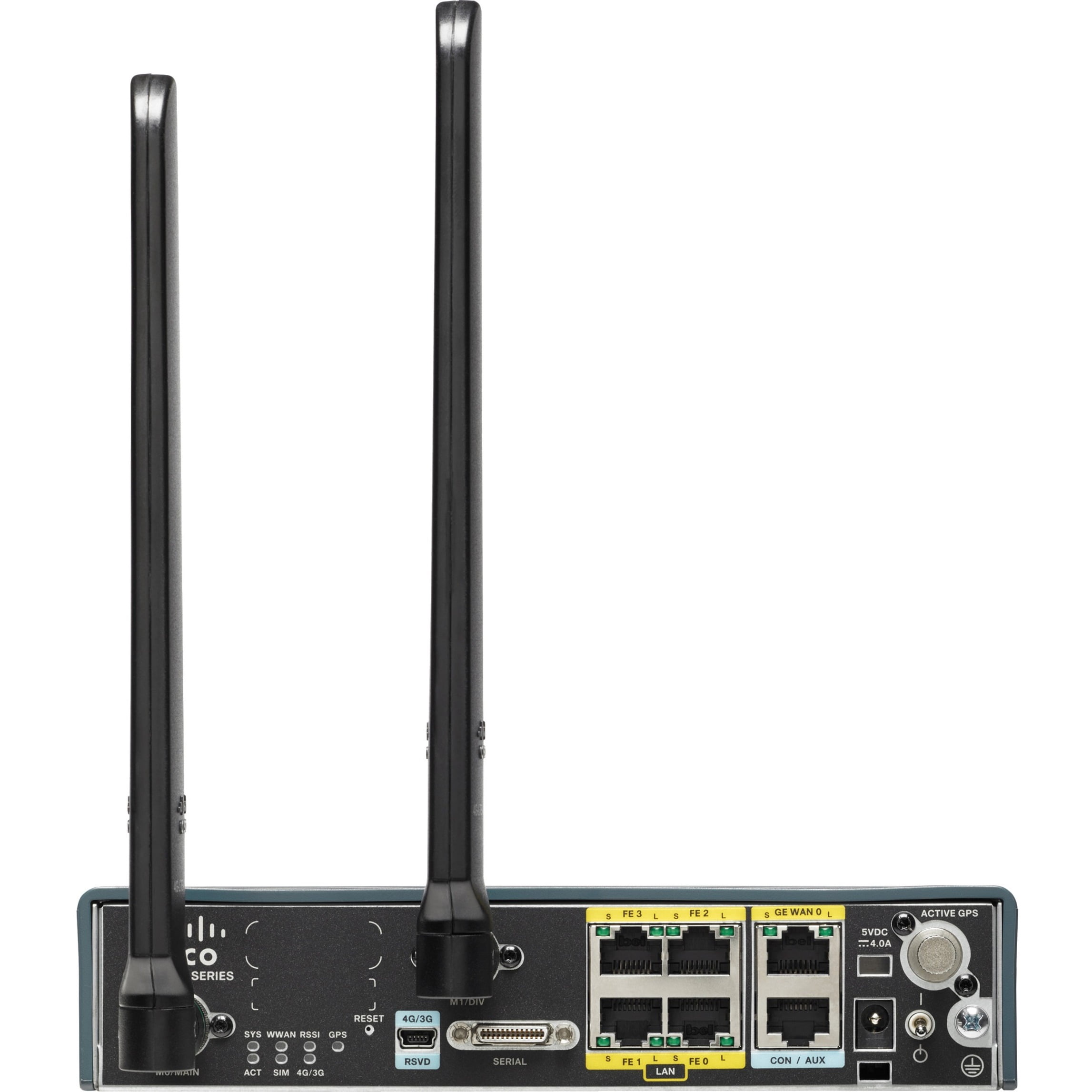 Cisco 819 Non-Hardened Secure Multi-Mode 4G LTE M2M Integrated Services Router - router - WWAN - desktop