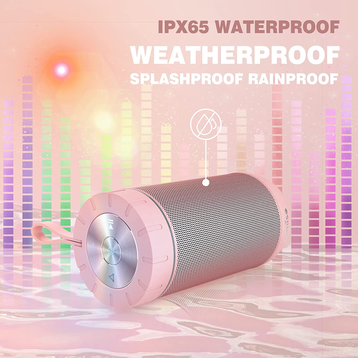 NEW Koozie Waterproof Dustproof Wireless Bluetooth Portable Speaker SPONSOR  LOGO