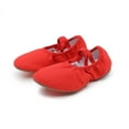 thumbnail image 5 of FRSASU Women's Ballet Shoes for Highly Stretch Canvas Dance Slipper Yoga Shoes for Women Red, 5 of 7