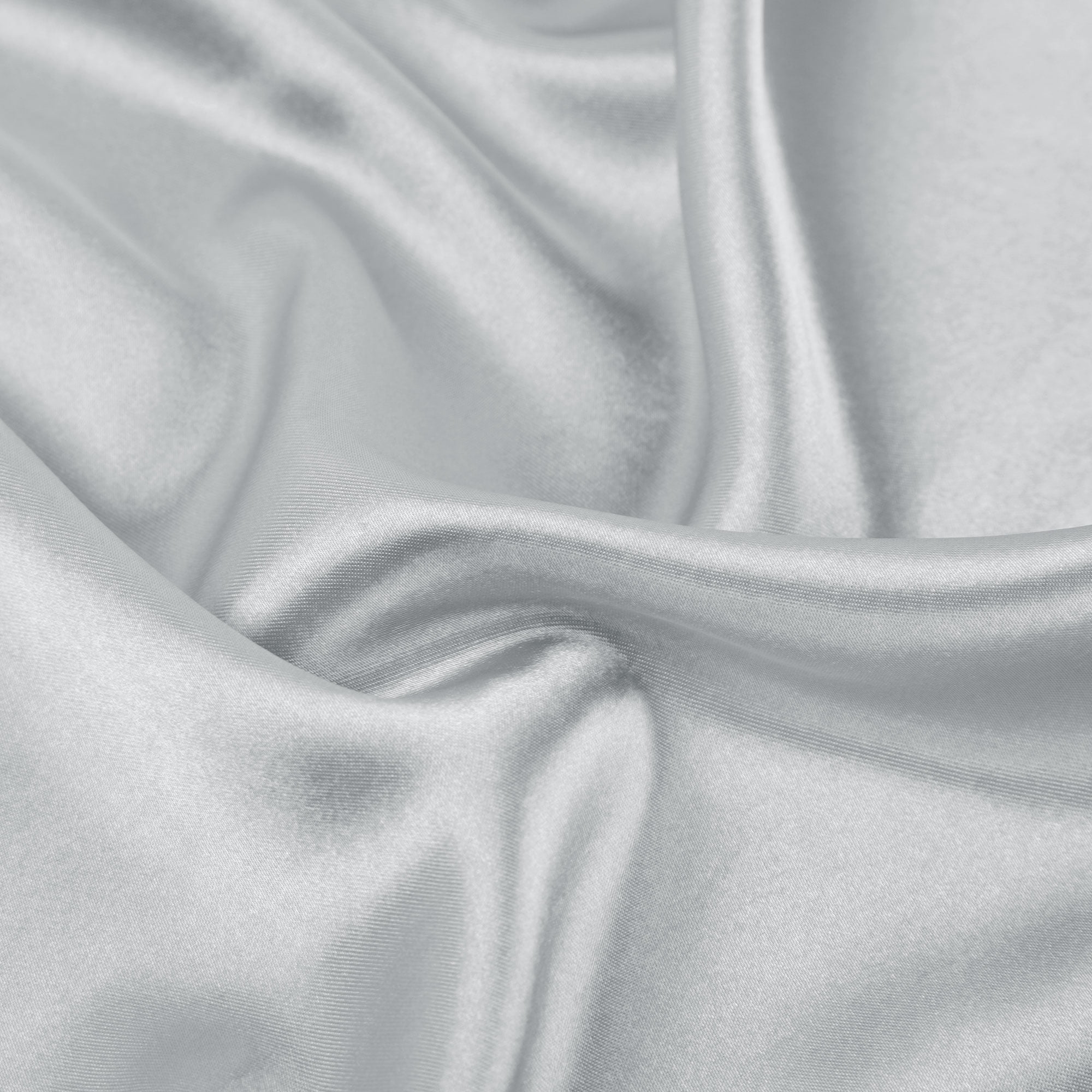 Unique Bargains Satin Envelope Closure Pillowcases Set of 2 Silver 20"x30"