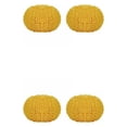 thumbnail image 4 of QualitChoice Brosse Récurante pour Poêle Brosse à Vaisselle Récurant pour Batterie de Cuisine Outil de Récurage de Cuisine, Bleu Jaune Jaune 2 Remplacements 2 Pcs, 4 of 6