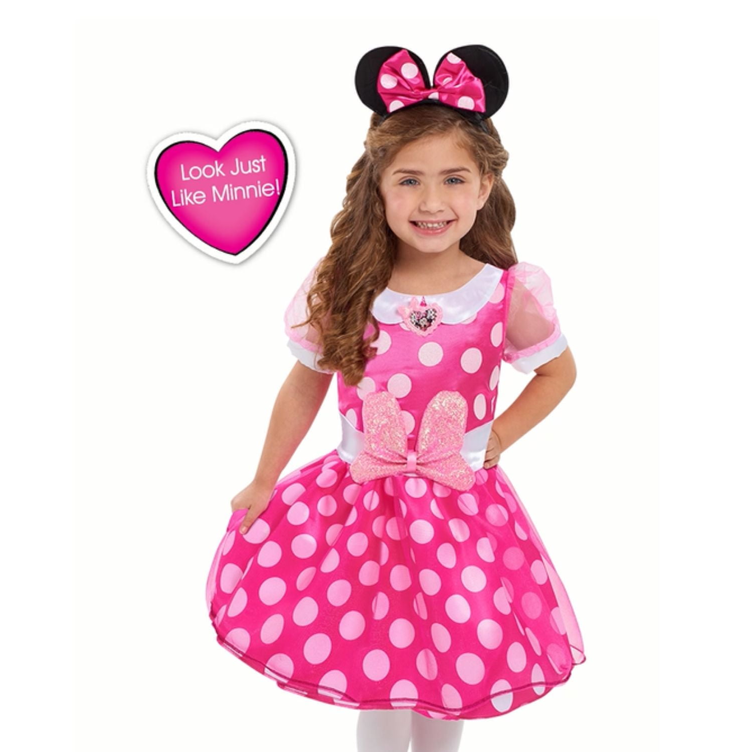 Disney Junior Minnie Mouse Bowdazzling Dress Set for Girls Ages 3 and Up
