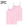 thumbnail image 4 of NAISIBABY Girls Tank Tops 2-Pack, Spaghetti Strap Ultra-Soft Scoop Neck Kids Dance Ballet Sports Camisole Pink Size 12, 4 of 5