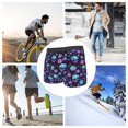 thumbnail image 4 of Pofeuu purple Skull flower Print Men’s Boxer Briefs, Moisture-Wicking Underwear, Regular,Trunk-Medium, 4 of 5