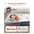 thumbnail image 4 of Car Air Mattress, Toyota 4Runner & Jeep Wrangler, Inflatable Camping Bed, Portable Travel Mattress, Built-in Pump, 2 Pillows, Gray, 4 of 6