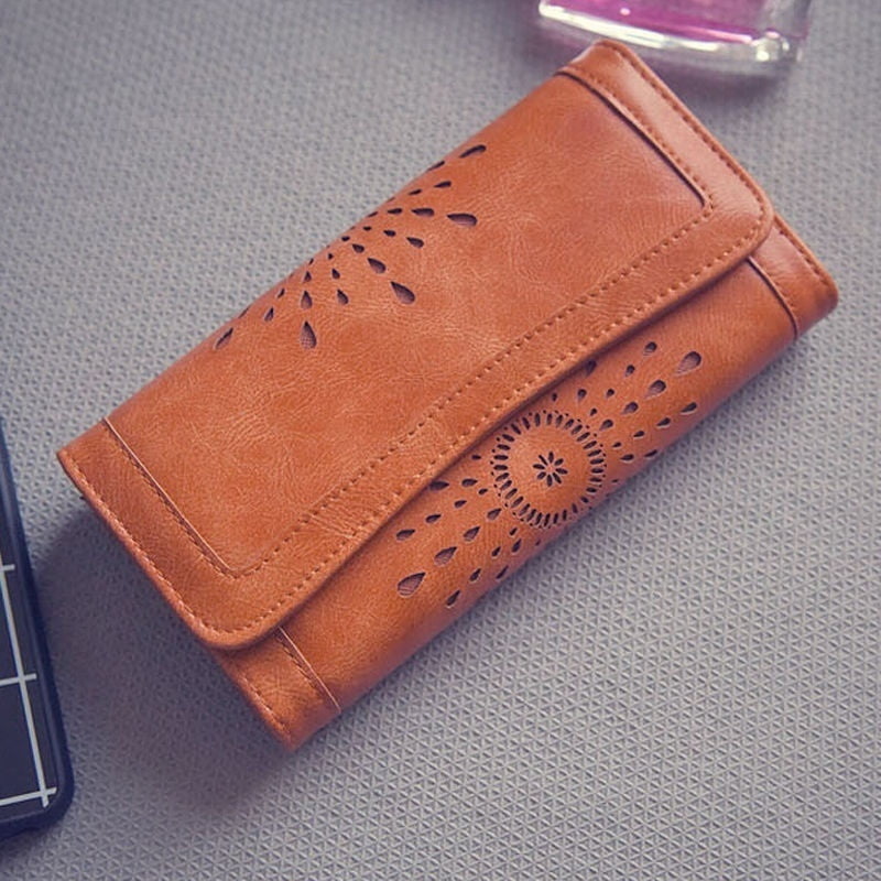 boho leather wallets