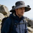 thumbnail image 4 of BBilaBu Wide Brim Solar Fan Hat, USB Rechargeable Cooling Cap with Sun Protection, Breathable Mesh, Hands Free Fan for Fishing, Hiking, Gardening, 4 of 6
