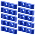 thumbnail image 1 of 10Pcs Heat Sink Cooling Radiator CPU Cooler Hole Milling Industrial Components 9x5x35 Royalblue, 1 of 5