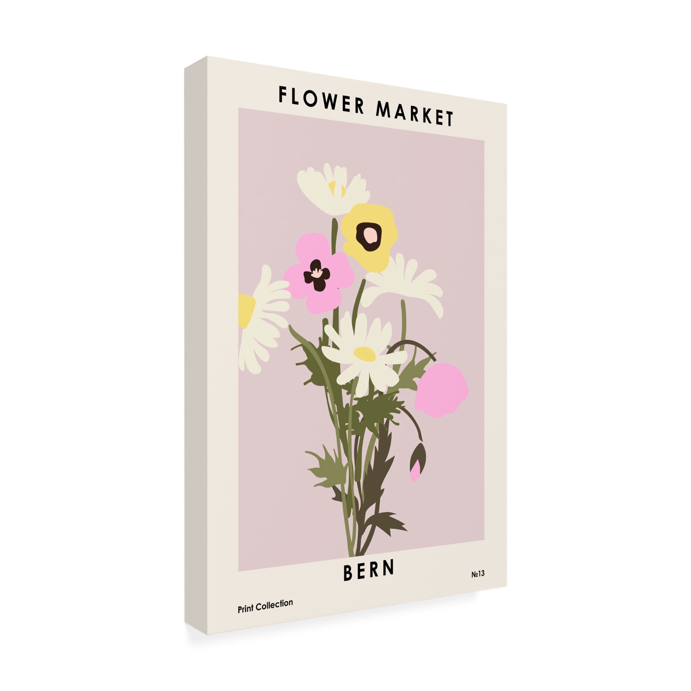 Trademark Fine Art NKTN Flower Market Bern Canvas Wall Art