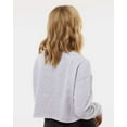 thumbnail image 3 of Independent Trading Co. AFX24CRPC Women's Lightweight Crop Crew Neck-Grey Heather-XS, 3 of 5