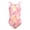 Pink-Purple, variant on Girls One Piece Mermaid Swimwear Bikini Colorful Bathing Suits Cute Princess Beach Scale Print Swimsuit Size 5T