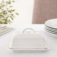 thumbnail image 2 of Le Creuset Stoneware European Butter Dish, White, 2 of 7