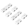 thumbnail image 1 of 2 Set 8mm Car Auto Engine Spark Plug Wire Separator Looms Divider Organizer Clamp Aluminum Alloy Blue, 1 of 1