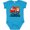 Turquoise, variant on Inktastic Fireman Uncle is a Firefighter Boys or Girls Baby Bodysuit