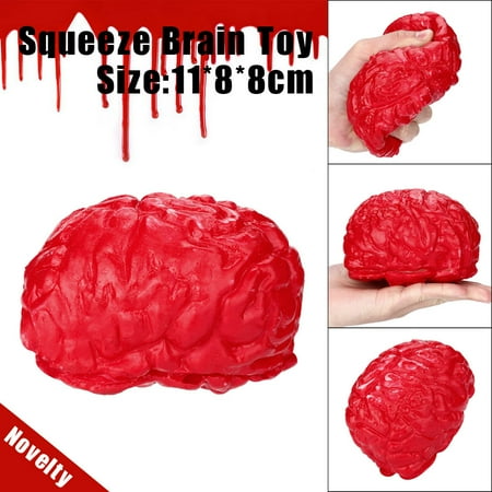 Novelty Stress Balls - Novelty Silicone Stress Ball Scary Organ Brain Squeeze Toy