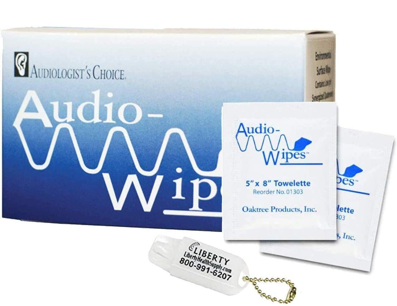 AudioWipes Individually Packaged Towelettes - Box of 30