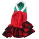 thumbnail image 4 of Vestido navideño para perros y gatos, red a cuadros cálida y ligera, ropa para mascotas de otoño e invierno L, 4 of 5