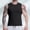 F-7Black, variant on ZHOGXU Mens Tank Top Sleeveless Round Neck Solid Color Tight Base Fitness Training Running Quick Drying Basketball Vest For Daily Wear,Army Green,L