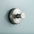 thumbnail image 2 of Anti-Fingerprint Steel Suction Cup Hooks, Durable Stainless Steel Reinstallable No Drilling for Bathroom Kitchen Robe Hanger, Small Size Smooth Surface Adhesion Classic And Simple Style, 2PCS, 2 of 5