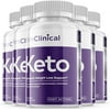 (5 Pack) Trim Clinical Keto - Supplement for Weight Loss - Energy & Focus Boosting Dietary Supplements for Weight Management & Metabolism - Advanced Fat Burn Raspberry Ketones Pills - 300 Capsules
