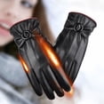 thumbnail image 6 of Youmylove Gloves Women Winter Mittens Water-Proof Leather Touchscreen Lined Warm Gloves, 6 of 9
