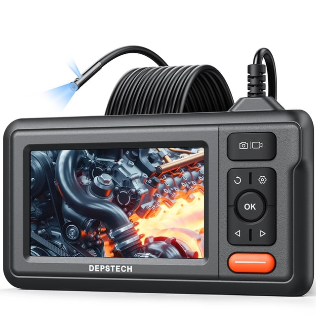 Cámara boroscópica DEPSTECH DS320 Endoscopio HD de doble lente IP67