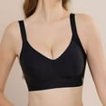 thumbnail image 3 of Arlun Wireless Bras for Women Soft Comfortable No Underwire T Shirt Bralettes Smooth Seamless Full Coverage Everyday Bras with Support Solid Color Black M, 3 of 4
