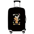 thumbnail image 4 of Luggage Cover Stretch Fabric Suitcase Protector Baggage Dust Case Cover Suitable 18-32 Inch SuitcaseTravel Organizer Bear Series 8bearE L, 4 of 6