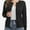 Black, variant on Women's Crew Neck Button Down Long Sleeve Cardigan for Women Classic Soft Ladies Cardigan Sweater Coat