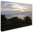 thumbnail image 2 of Trademark Fine Art "Roses in Bloom Along the Lake" Canvas Art by Kurt Shaffer, 2 of 3