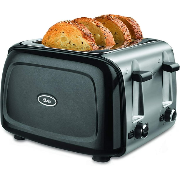 Oster 4Slice Toaster, TSSTTRPMB4NP, ExtraWide Slots and Made Easy
