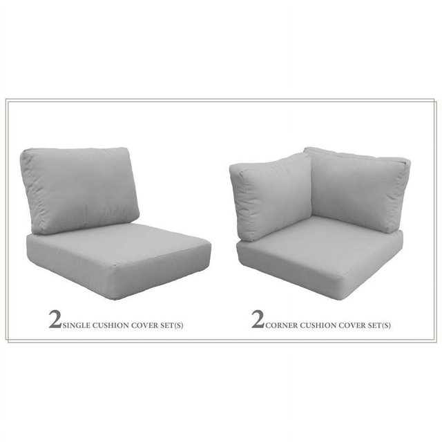 Coussin Dossier Haut pour VENICE-06d en Gris
