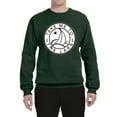 thumbnail image 2 of Wild Bobby, Take Me To The Lake, Unisex Crewneck Graphic Sweatshirt, Forest Green, XX-Large, 2 of 4