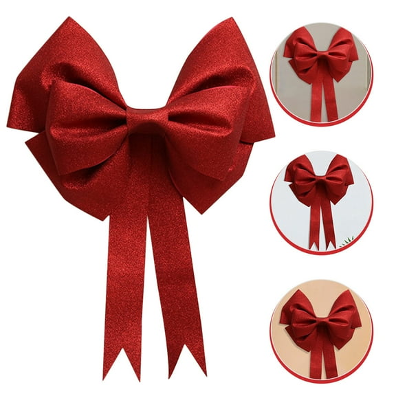 KONTONTY Large Red Bow Tie Decoration Premium EVA Material for Holiday Parties, Weddings, and Home Decor 22.5 x 12.5 Inches