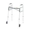 Folding 2-button walker, 5" wheels-glides, junior, 1 ea