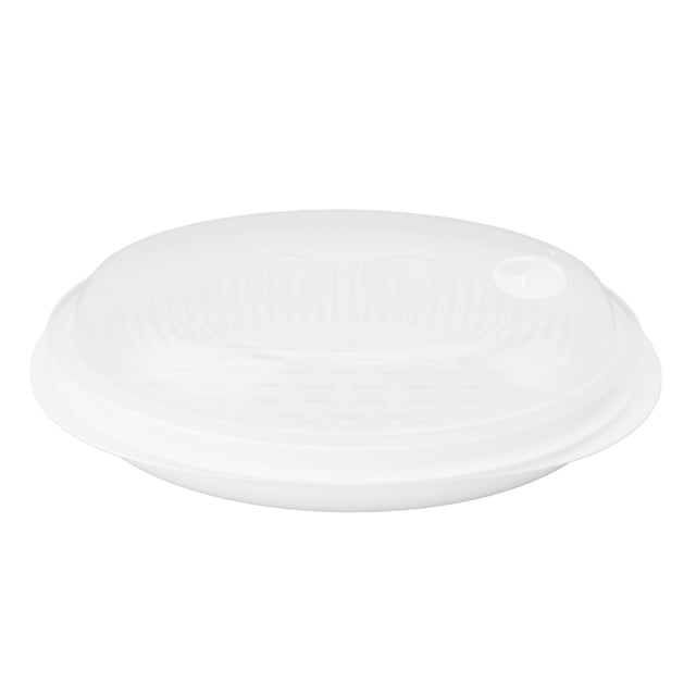 Platón de de pescado, receptor de vegetacia de vegetales pp seguro fácil de usar a alta temperatura para hoteles