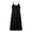 Black, variant on Wedding Guest Dresses for Women Beach Dress Pastel Dress A Line Dress Fashion Women Summer Casaul Solid Camis Sleeveless Bandage Long Dress White 2X