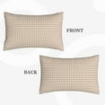 thumbnail image 4 of Balery Brown Gingham Bedding Queen Pillow Cases - Envelope Closure - Soft Brushed Microfiber Fabric - Shrinkage and Fade Resistant Pillow Cases-20"x30", 4 of 9