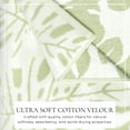 thumbnail image 2 of 100% Cotton Oversized 36" x 68" Sage Green Leafy Palm Beach & Pool Towels, 2 of 6