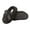 Black, variant on Girls Slip-On Clogs - Fuzzy Comfy Warm Memory Foam Sherpa Slippers with Satin Bow