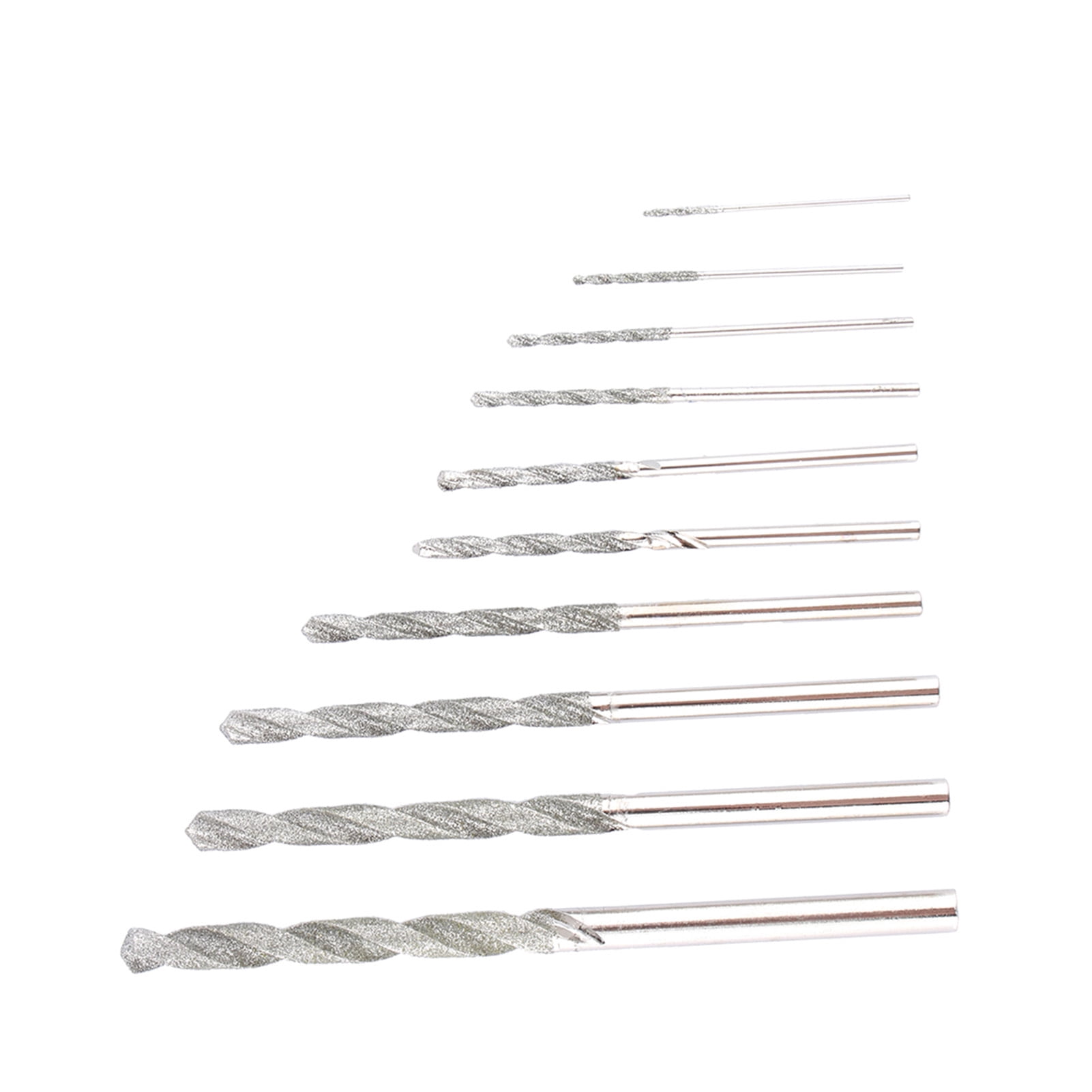 Broca Diamante Para Taladrar Juego 50 Brocas Diamante Para Dremel - Vástago 1/8", Grano 120, Para Tallar Y Pulir Juego 50 Piezas Vástago 1/8