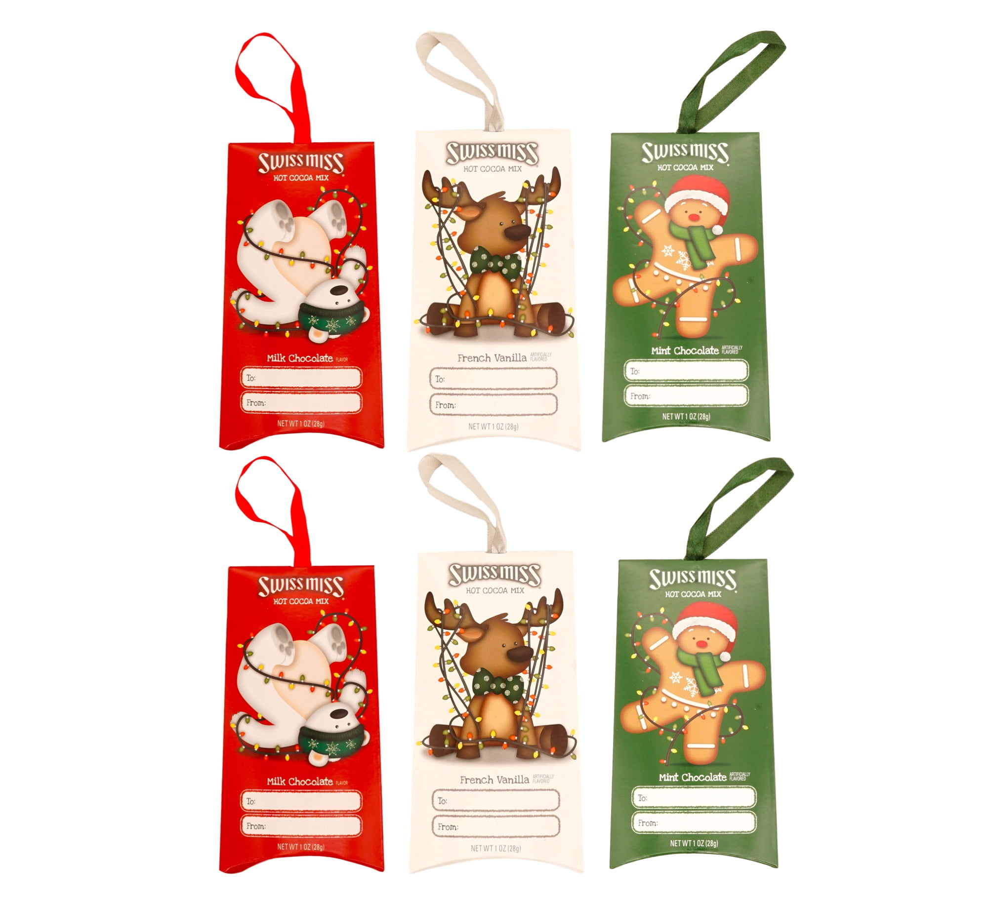 Swiss Miss Hot Chocolate Mix Gift Set (GLUTEN FREE) Bundle of 6 Gift