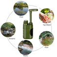 thumbnail image 2 of Système de Filtration d'Eau de Survie pour l'Extérieur Pompe Manuelle Portable pour Camping Randonnée, 2 of 3