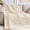 Cream White, variant on Chunky Knit Throw Blanket, Knitted Throw Chenille Yarn, 80"*90" | Soft Thick Cable Knitted Blankets, Handmade Big Thick Blanket, Machine Washable Cute Comfy Blanket for Home Decor, Dark brown