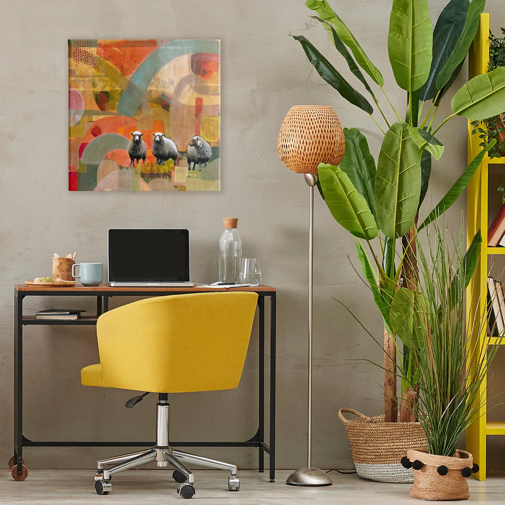 Stupell Industries Counting In My Sheep Canvas Wall Art, design by Dianna Fritzler