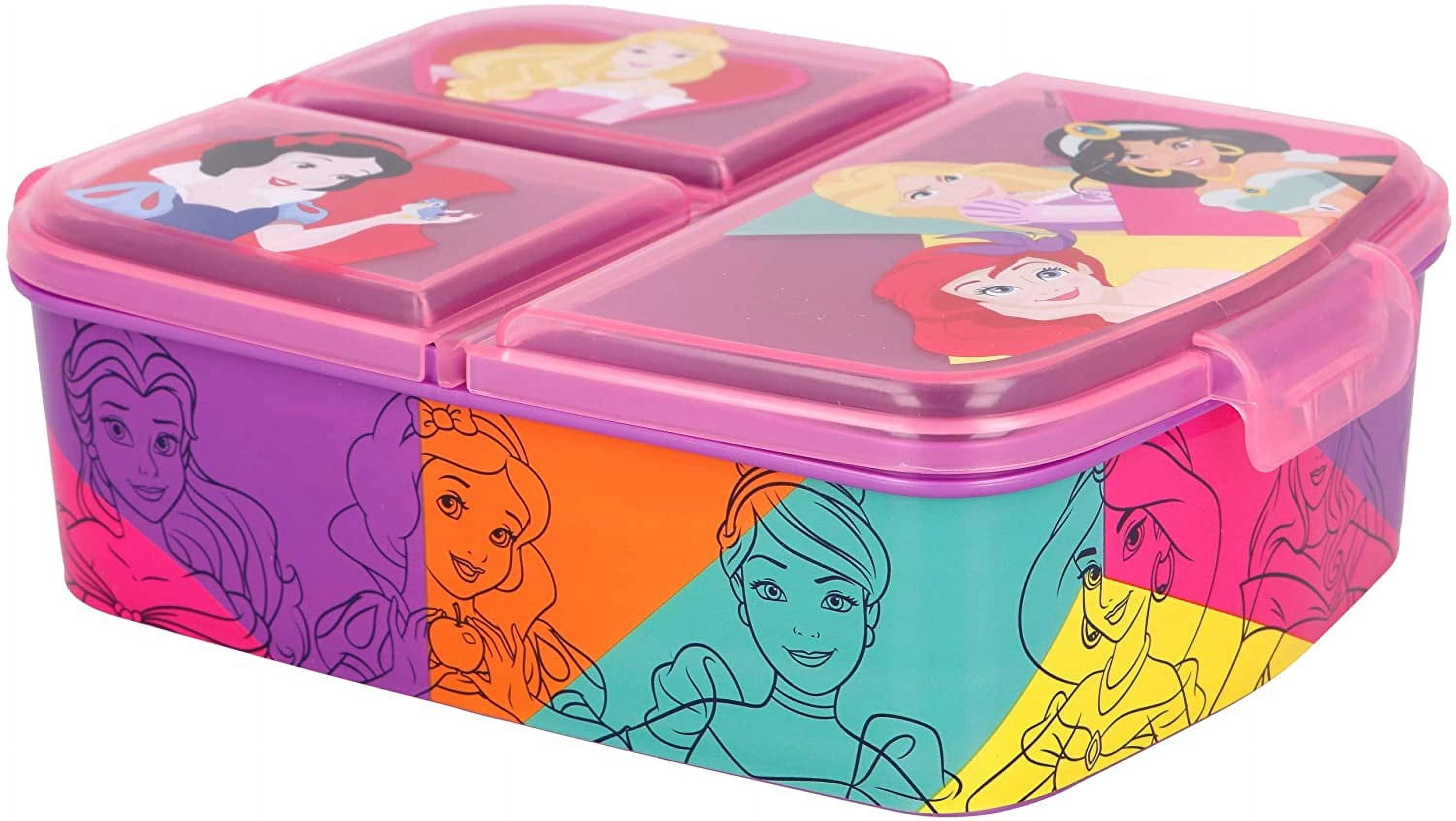 Multi Compartment Lunch Box Princess Bright and Bold