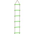 thumbnail image 2 of Tignapoo Colorful Kids' Climbing Ladder with Swing Set Features - Durable Plastic Rungs and PE Ropes, 11.8" Long Rungs, Promotes Physical Skills, Random Colors Delivered, 2 of 7